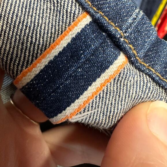 Imogene Willie Jeans Mens 33x32 Willie Straight Button Fly Selvedge Denim USA - Picture 4 of 16